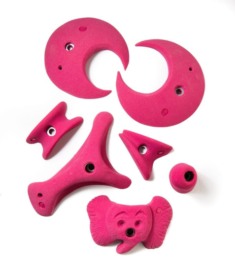 Preses d’escalada per iniciació preses solidàries a benefici d’AMAC per rocòdrom