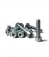 10 Cargols rosca M10x40 mm